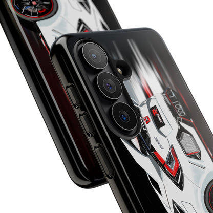 White Type-r civic Case iPhone 18 17 16 15 14 13 12 Pro Samsung Galaxy Pixel
