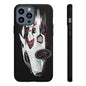 White Type-r civic Case iPhone 18 17 16 15 14 13 12 Pro Samsung Galaxy Pixel