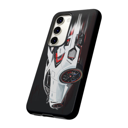 White Type-r civic Case iPhone 18 17 16 15 14 13 12 Pro Samsung Galaxy Pixel