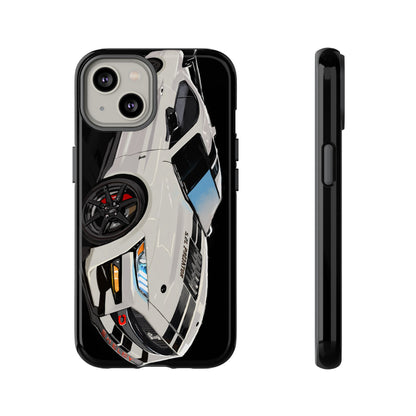 White gt500 car iPhone 17 16 15 14 13 12 Pro Samsung galaxy pixel