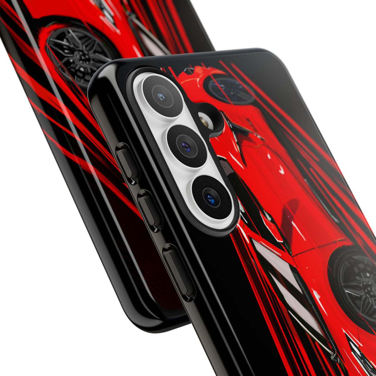 Red C8 corvette Z06 Case iPhone 18 17 16 15 14 13 12 11 Pro Samsung Galaxy Pixel