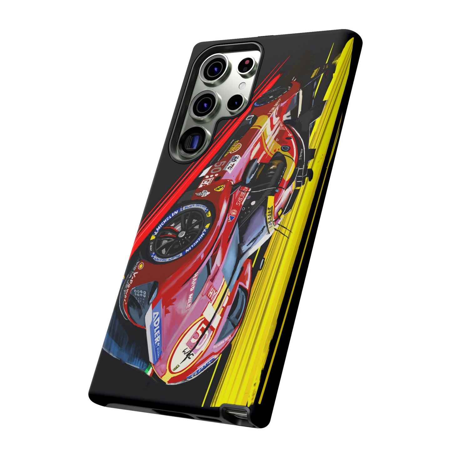 Ferrari 499p HyperCar Le Mans Case iPhone 16 15 14 13 12 11 Samsung Galaxy Pixel
