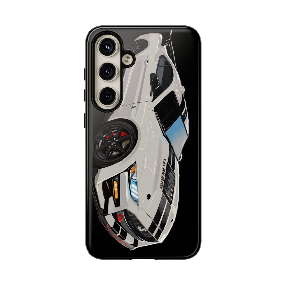 White gt500 car iPhone 17 16 15 14 13 12 Pro Samsung galaxy pixel