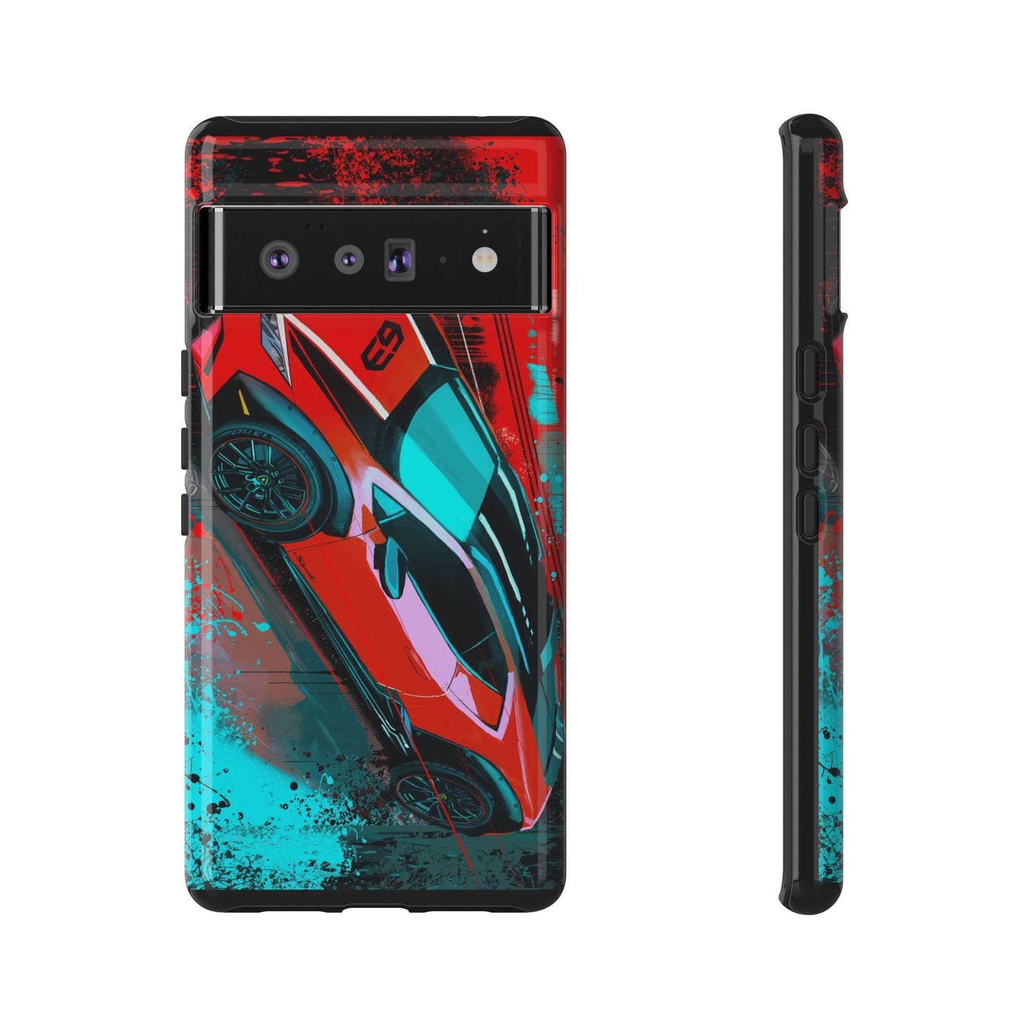 Red Lamborghini Sterrato Case iPhone 16 15 14 13 12 11 Pro Samsung Galaxy Pixel