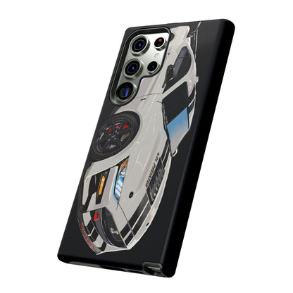 White gt500 car iPhone 17 16 15 14 13 12 Pro Samsung galaxy pixel
