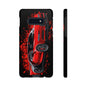 Bugatti Red Chiron Case iPhone 16 15 14 13 12 11 Pro max Samsung Galaxy Pixel