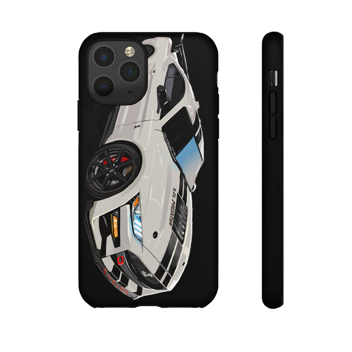White gt500 car iPhone 17 16 15 14 13 12 Pro Samsung galaxy pixel