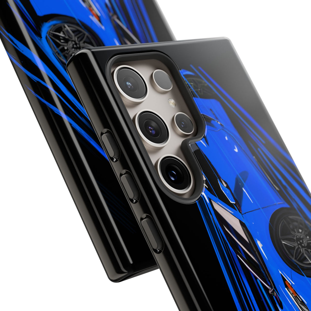 Blue Corvette C8 z06 Design for iPhone 18 17 16 15 14 13 Pro Max