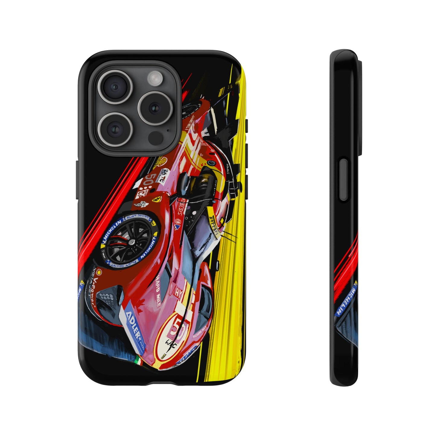 Ferrari 499p HyperCar Le Mans Case iPhone 16 15 14 13 12 11 Samsung Galaxy Pixel