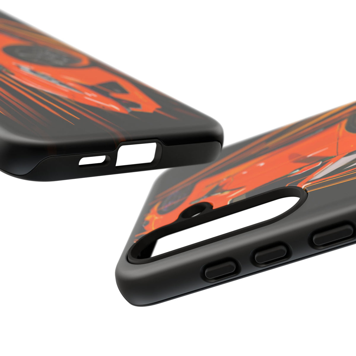 Orange C8 corvette Z06 iPhone 18 17 16 15 14 13 12 Pro  Samsung Galaxy Pixel