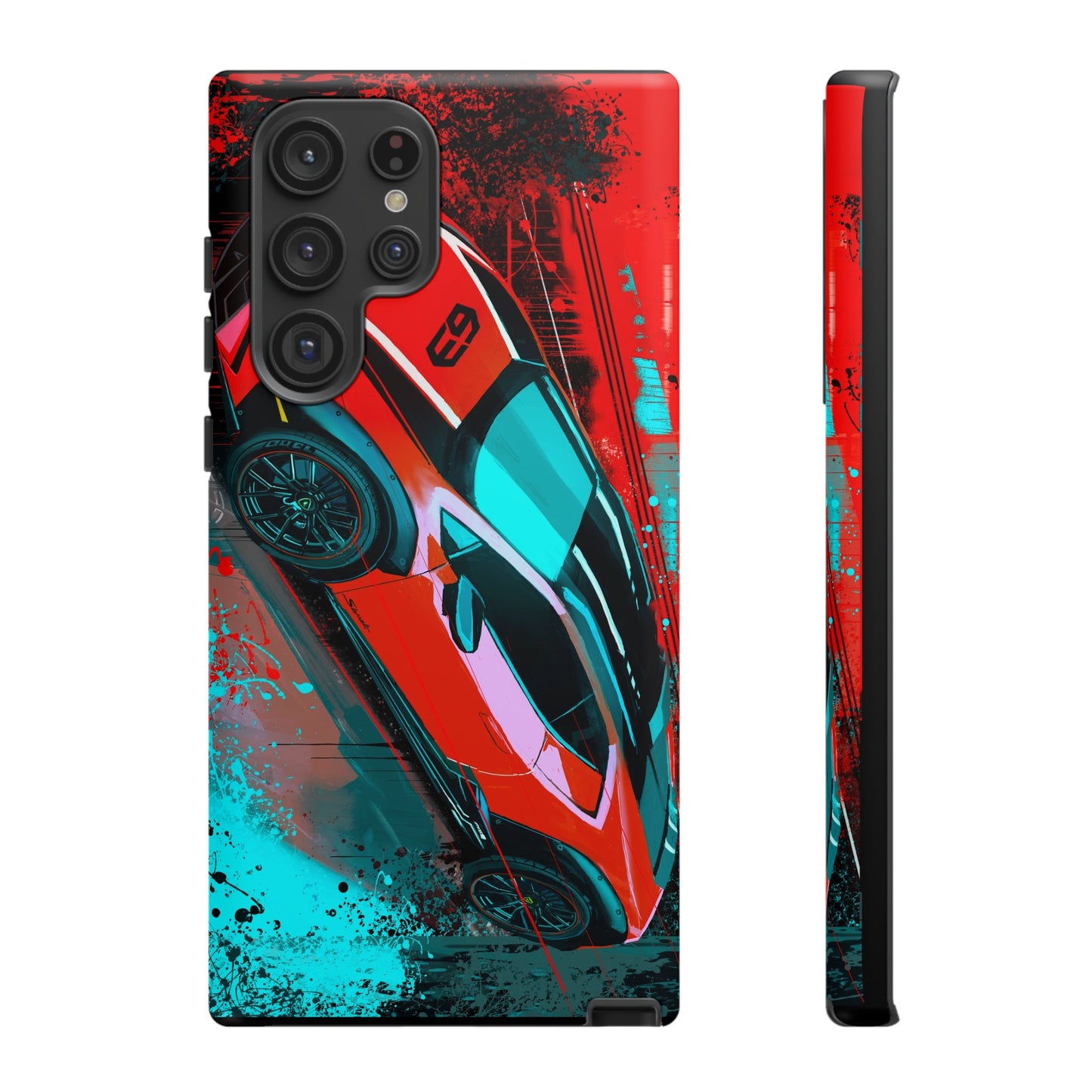 Red Lamborghini Sterrato Case iPhone 16 15 14 13 12 11 Pro Samsung Galaxy Pixel