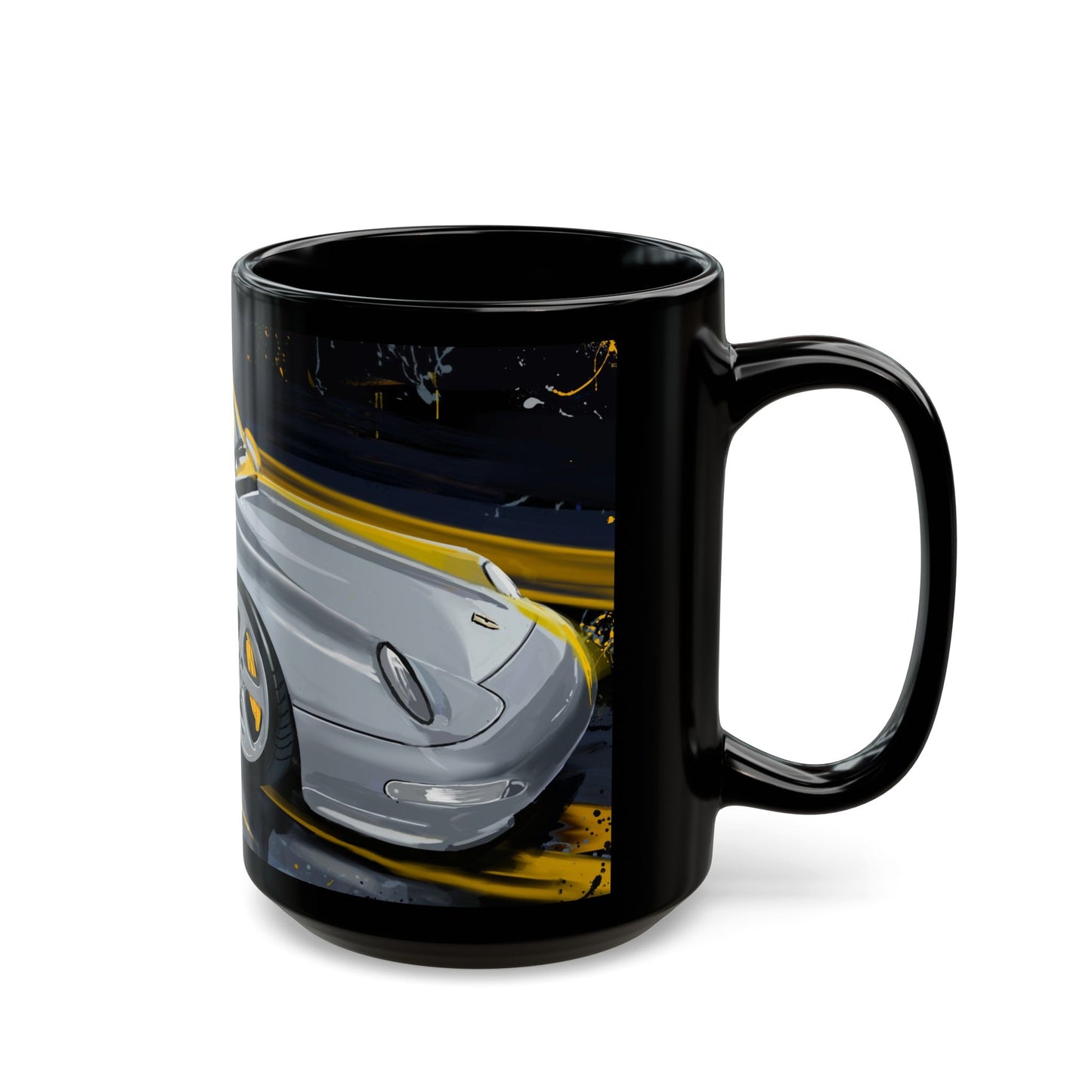 911 sports car 993 Black Coffee Tea Mug (11oz, 15oz)