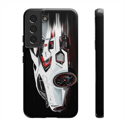 White Type-r civic Case iPhone 18 17 16 15 14 13 12 Pro Samsung Galaxy Pixel