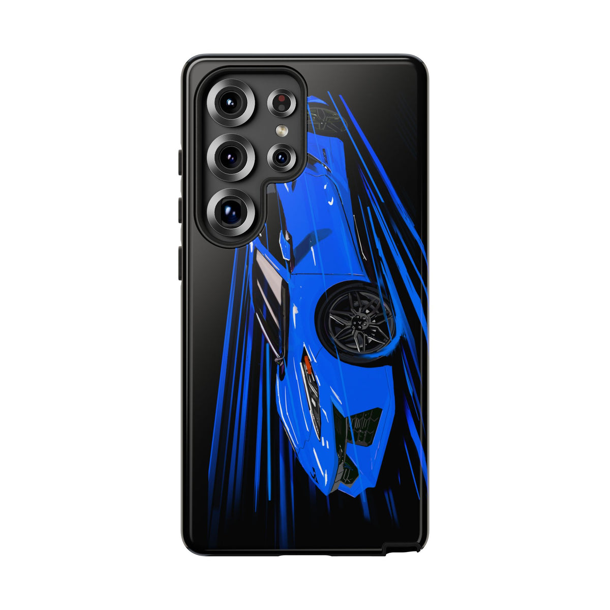 Blue Corvette C8 z06 Design for iPhone 18 17 16 15 14 13 Pro Max