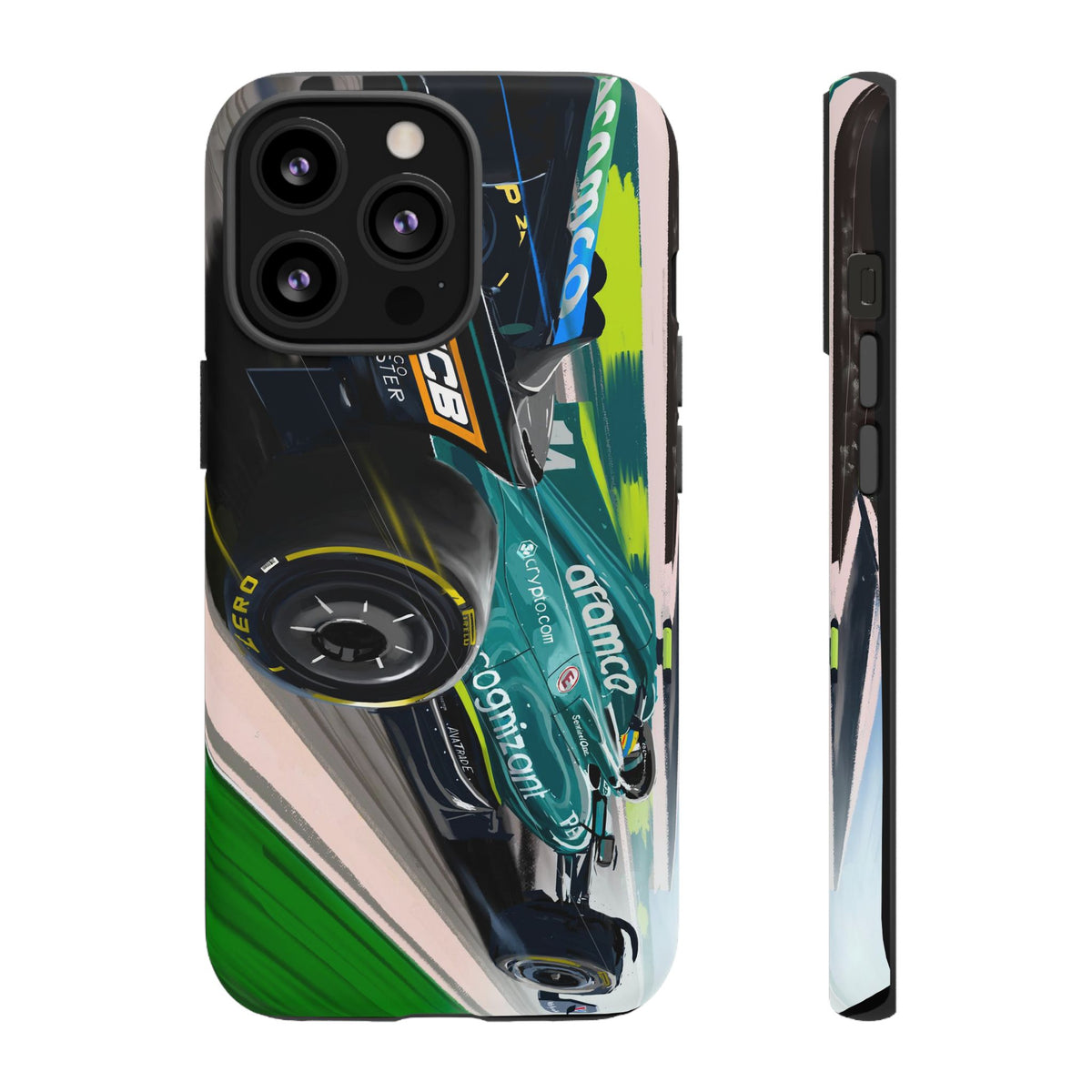 Fernando Alonso F1 Case iPhone 17 16 15 14 13 12 Samsung Galaxy Pixel