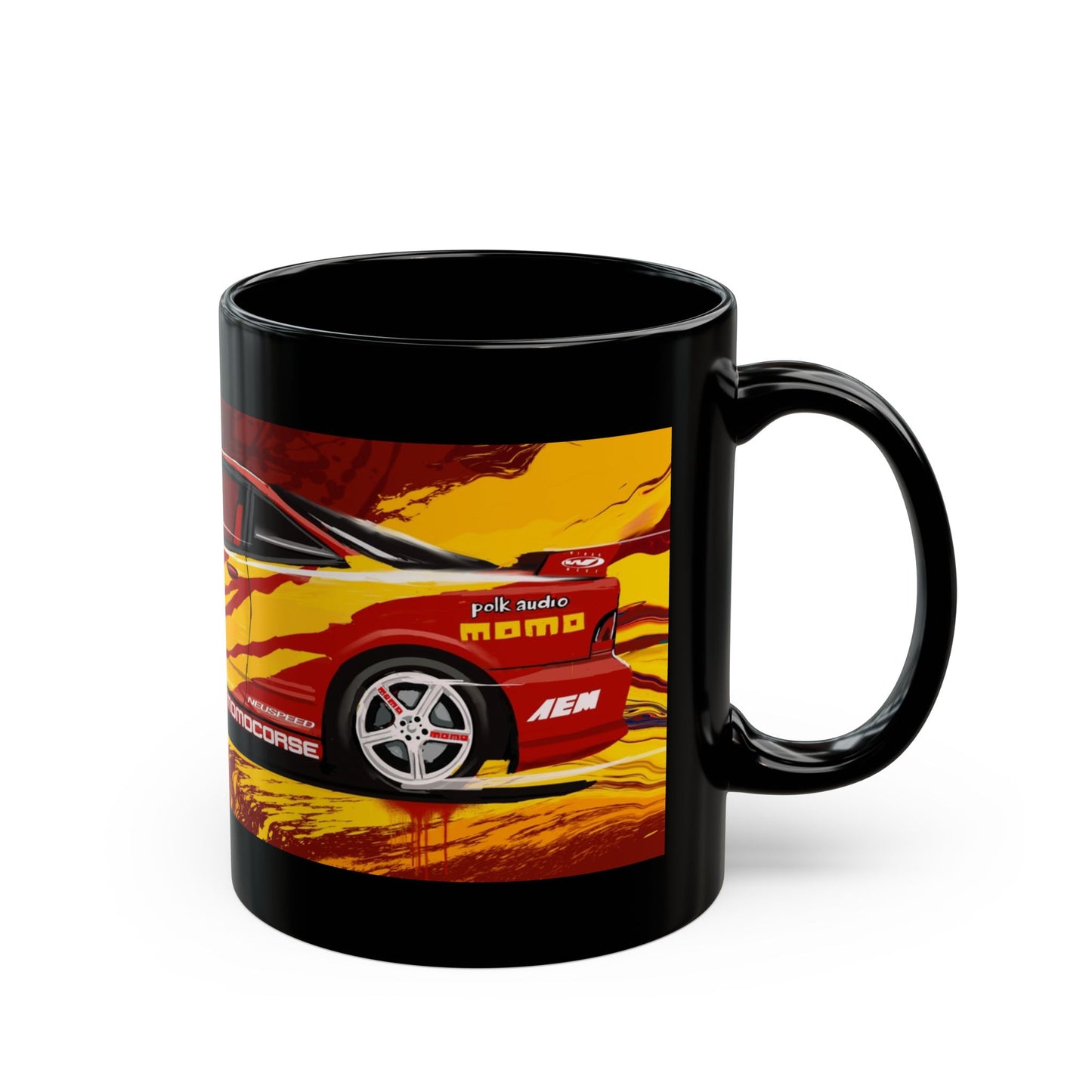 Fast and Furious Acura Integra Monica Black Mug coffee tea (11oz, 15oz)