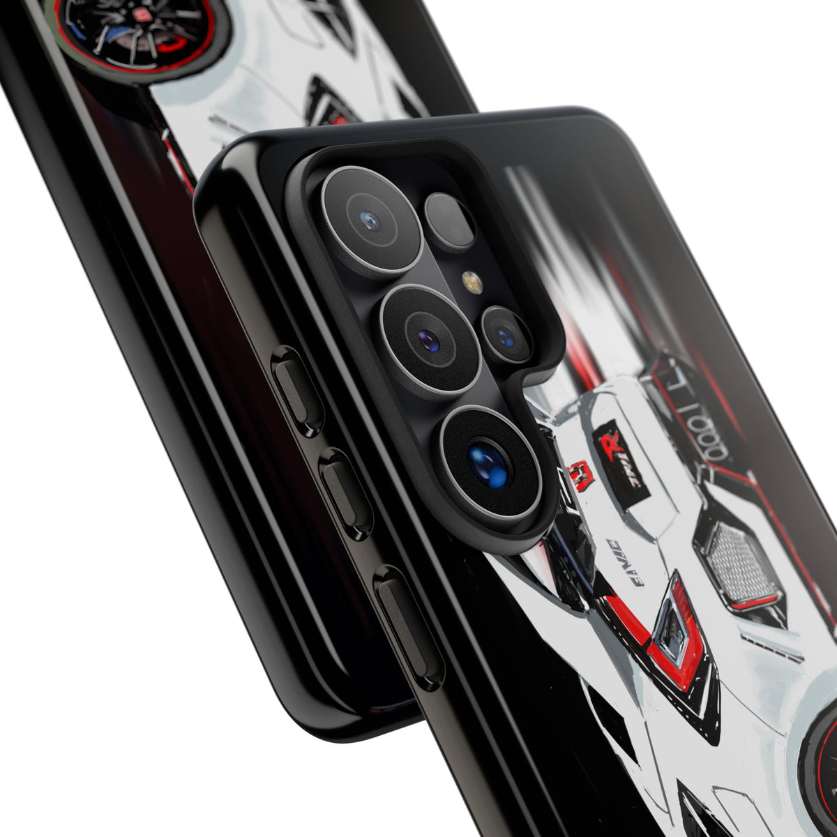 White Type-r civic Case iPhone 18 17 16 15 14 13 12 Pro Samsung Galaxy Pixel