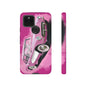 Pink Corvette Case iPhone 16 15 14 13 12 11 Pro max Samsung Galaxy Pixel Tough