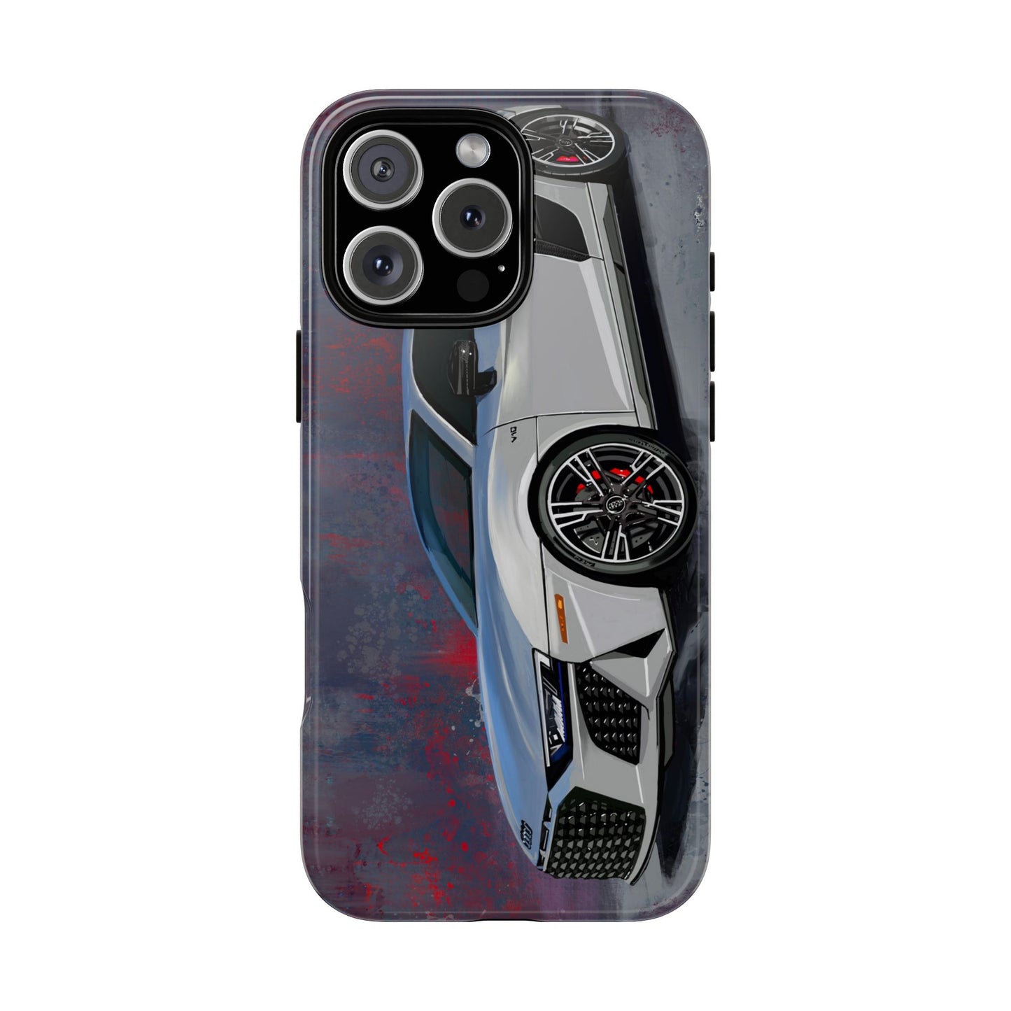 Audi R8 Case iPhone 16 15 14 13 12 11 Pro max Samsung Galaxy Pixel Slim Tough