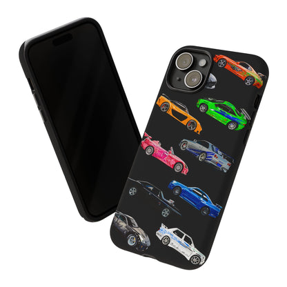 Fast and furious movie cars Case iPhone 16 15 14 13 12 11pro Samsung Galaxy Pixel
