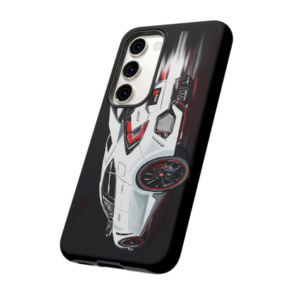 White Type-r civic Case iPhone 18 17 16 15 14 13 12 Pro Samsung Galaxy Pixel