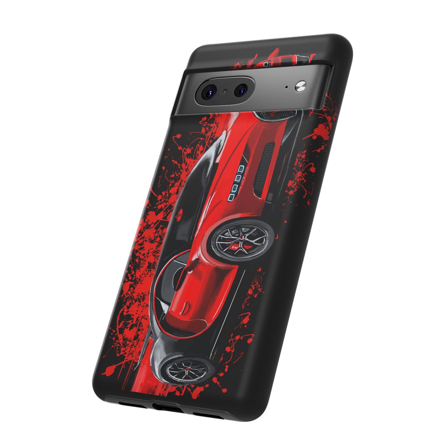 Red Bugatti Chiron Case iPhone 16 15 14 13 12 11 Pro max Samsung Galaxy Pixel