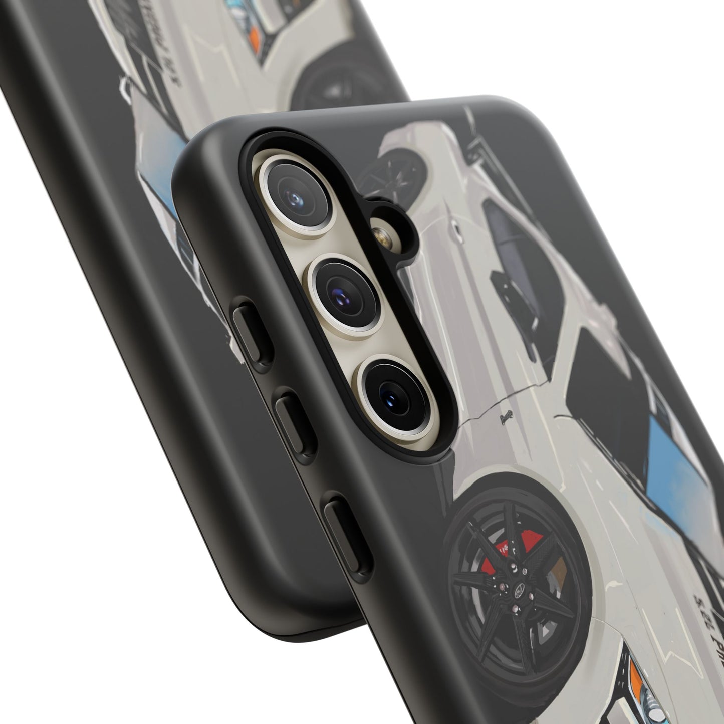 White gt500 car iPhone 17 16 15 14 13 12 Pro Samsung galaxy pixel