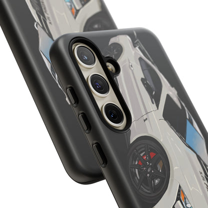 White gt500 car iPhone 17 16 15 14 13 12 Pro Samsung galaxy pixel