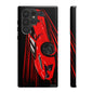 Red C8 corvette Z06 Case iPhone 18 17 16 15 14 13 12 11 Pro Samsung Galaxy Pixel