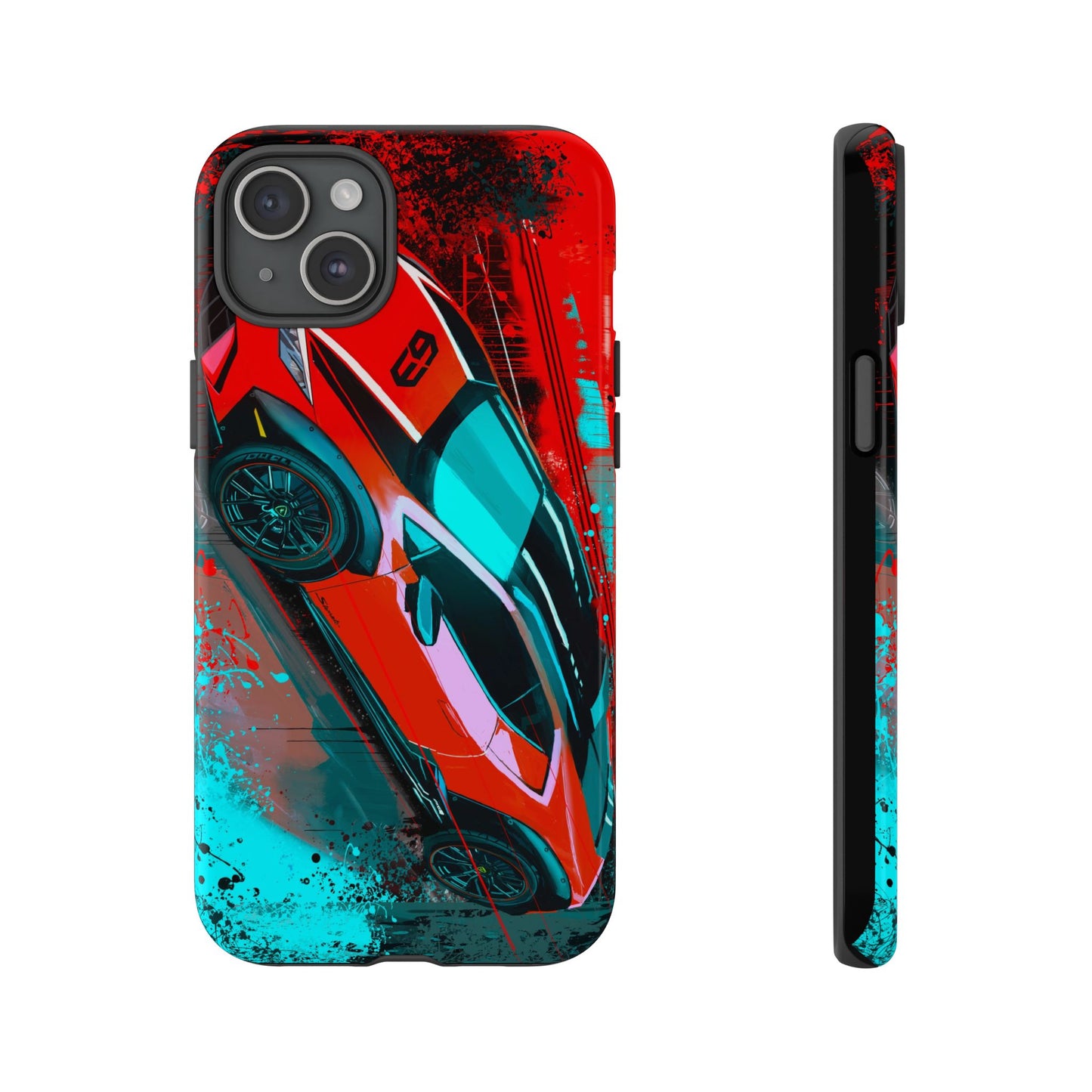 Red Lamborghini Sterrato Case iPhone 16 15 14 13 12 11 Pro Samsung Galaxy Pixel