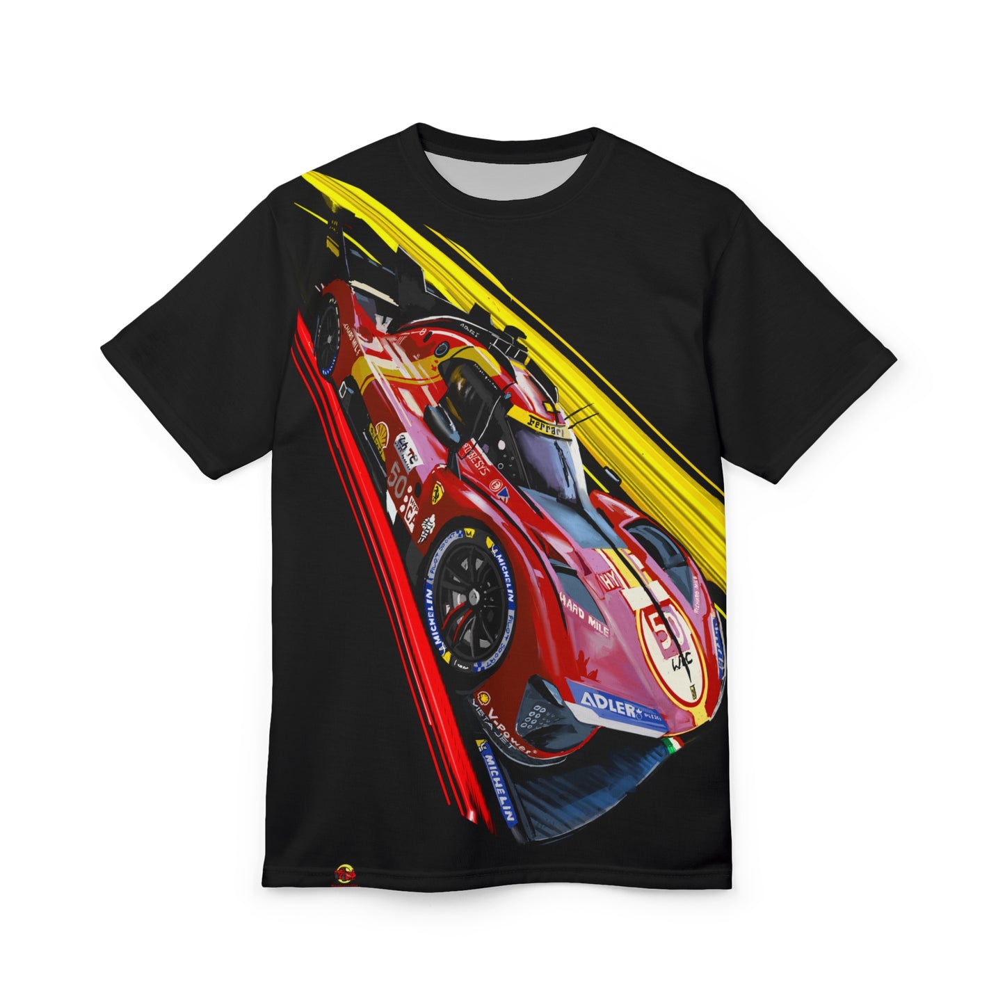 Ferrari 499p HyperCar Le Mans Unisex Cut & Sew T-shirt (AOP)