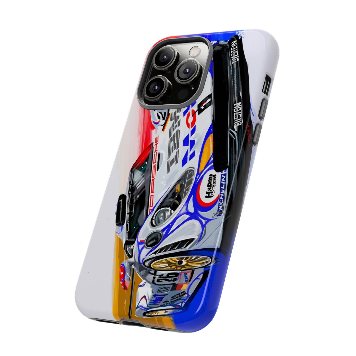 911 Gt1 98 Le mans Case iPhone 16 15 14 13 12 11 Pro max Samsung Galaxy Pixel