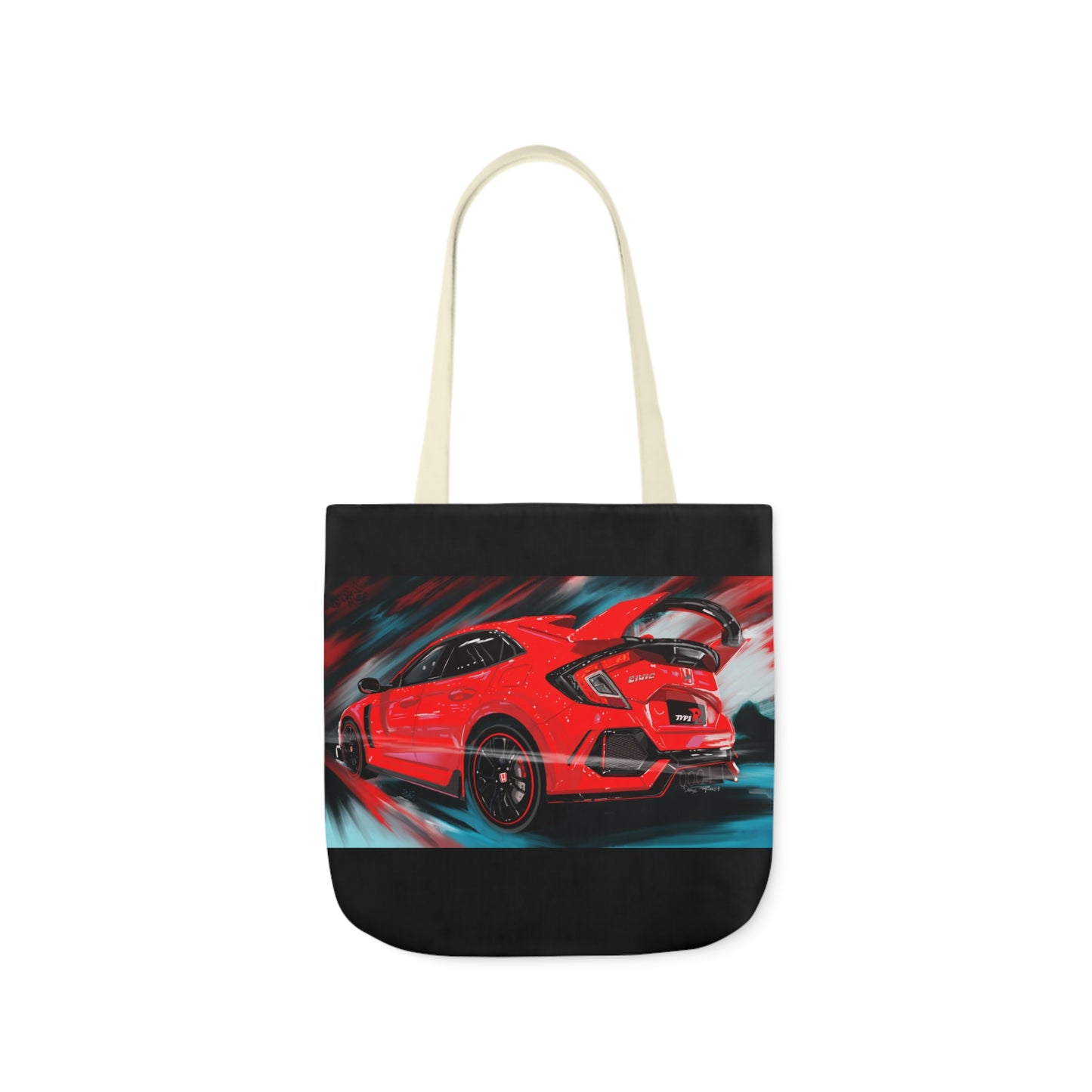 Honda civic type R JDM Canvas Tote Bag, 5-Color Straps