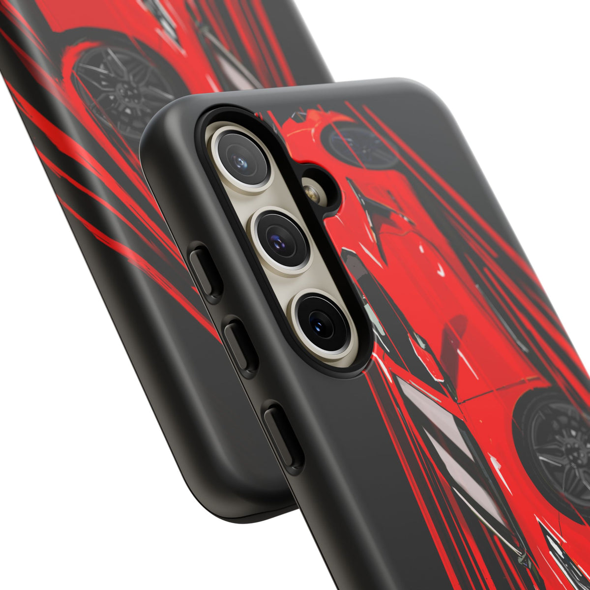 Red C8 corvette Z06 Case iPhone 18 17 16 15 14 13 12 11 Pro Samsung Galaxy Pixel