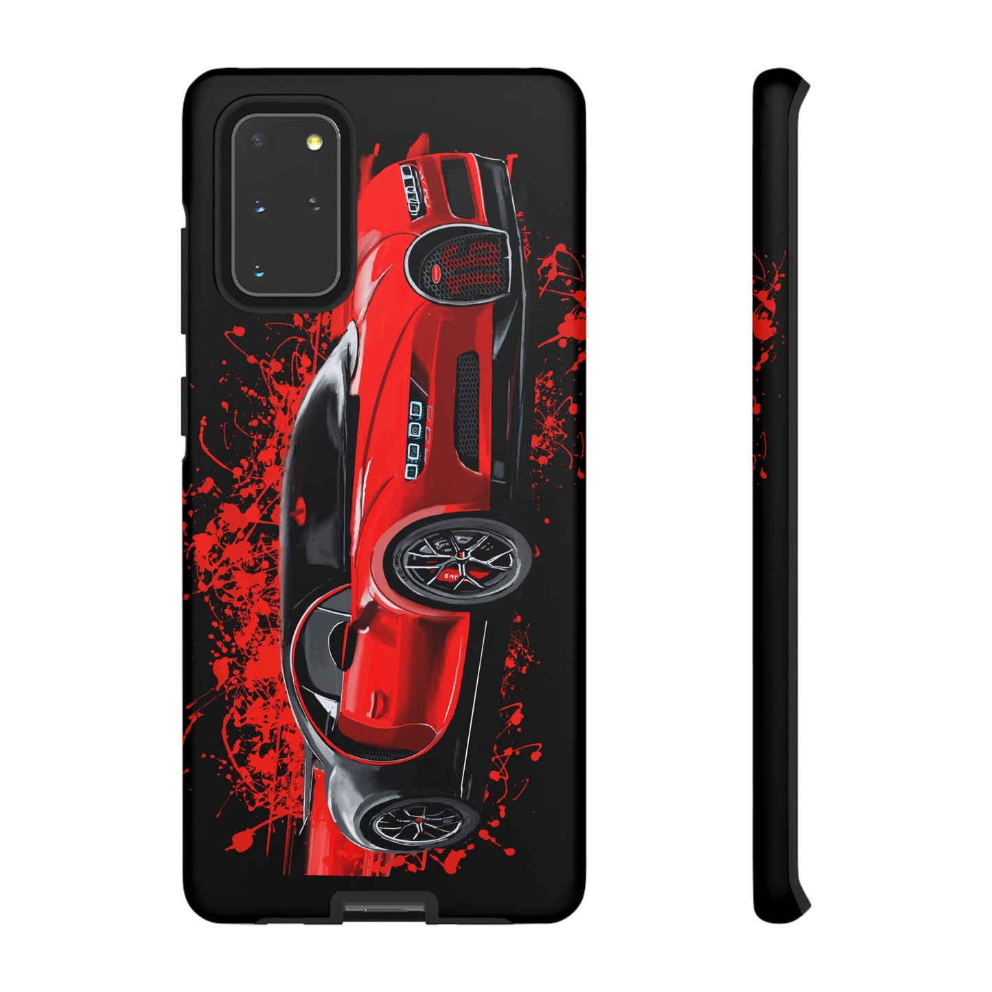 Red Bugatti Chiron Case iPhone 16 15 14 13 12 11 Pro max Samsung Galaxy Pixel