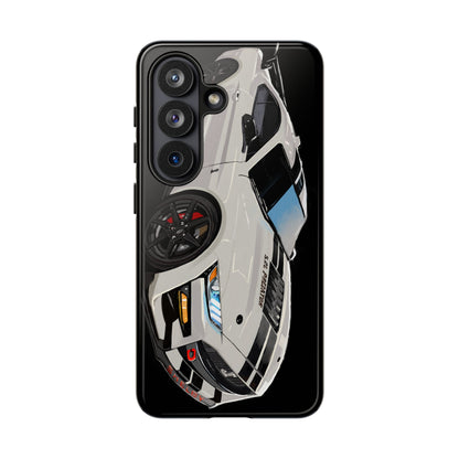 White gt500 car iPhone 17 16 15 14 13 12 Pro Samsung galaxy pixel