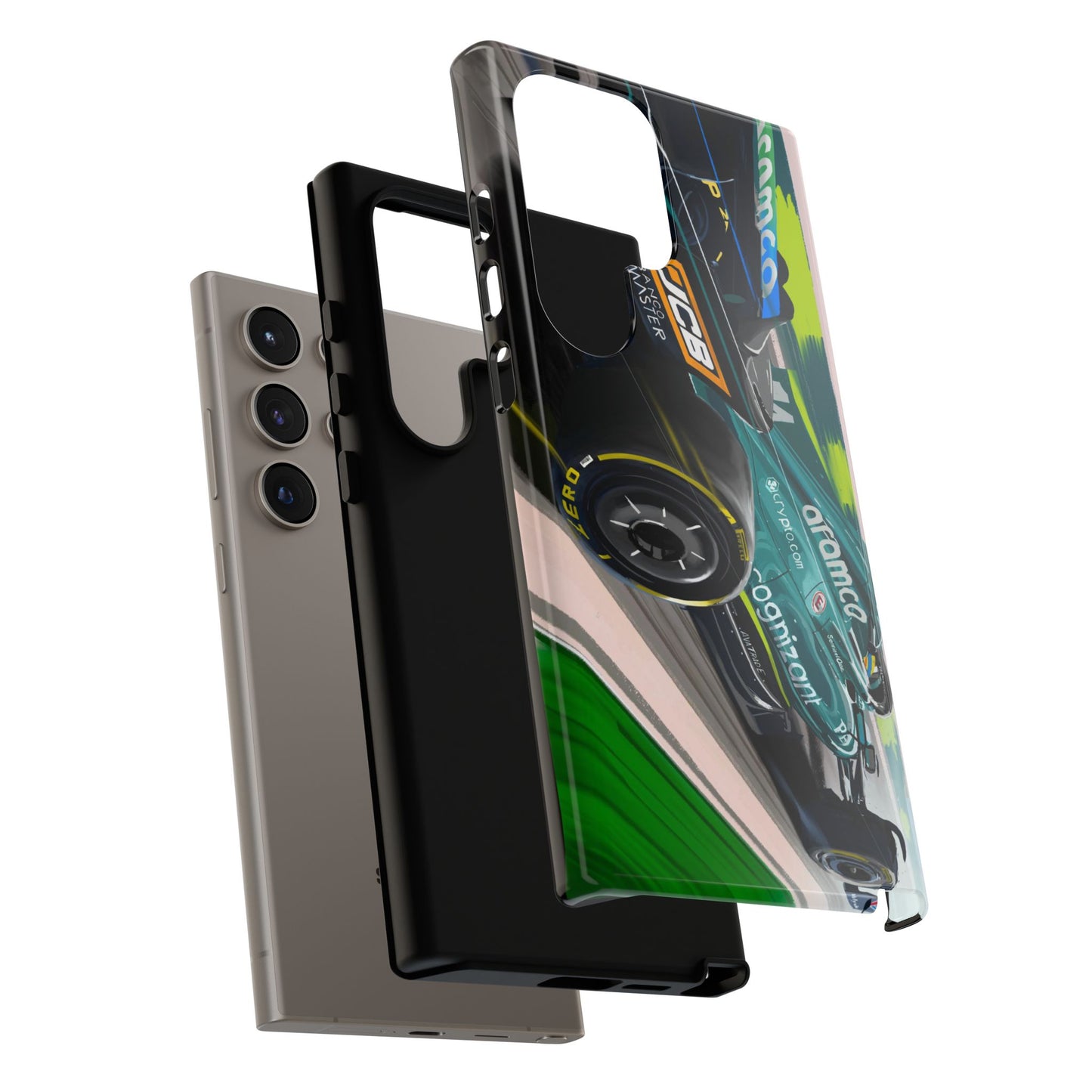 Fernando Alonso F1 Case iPhone 17 16 15 14 13 12 Samsung Galaxy Pixel