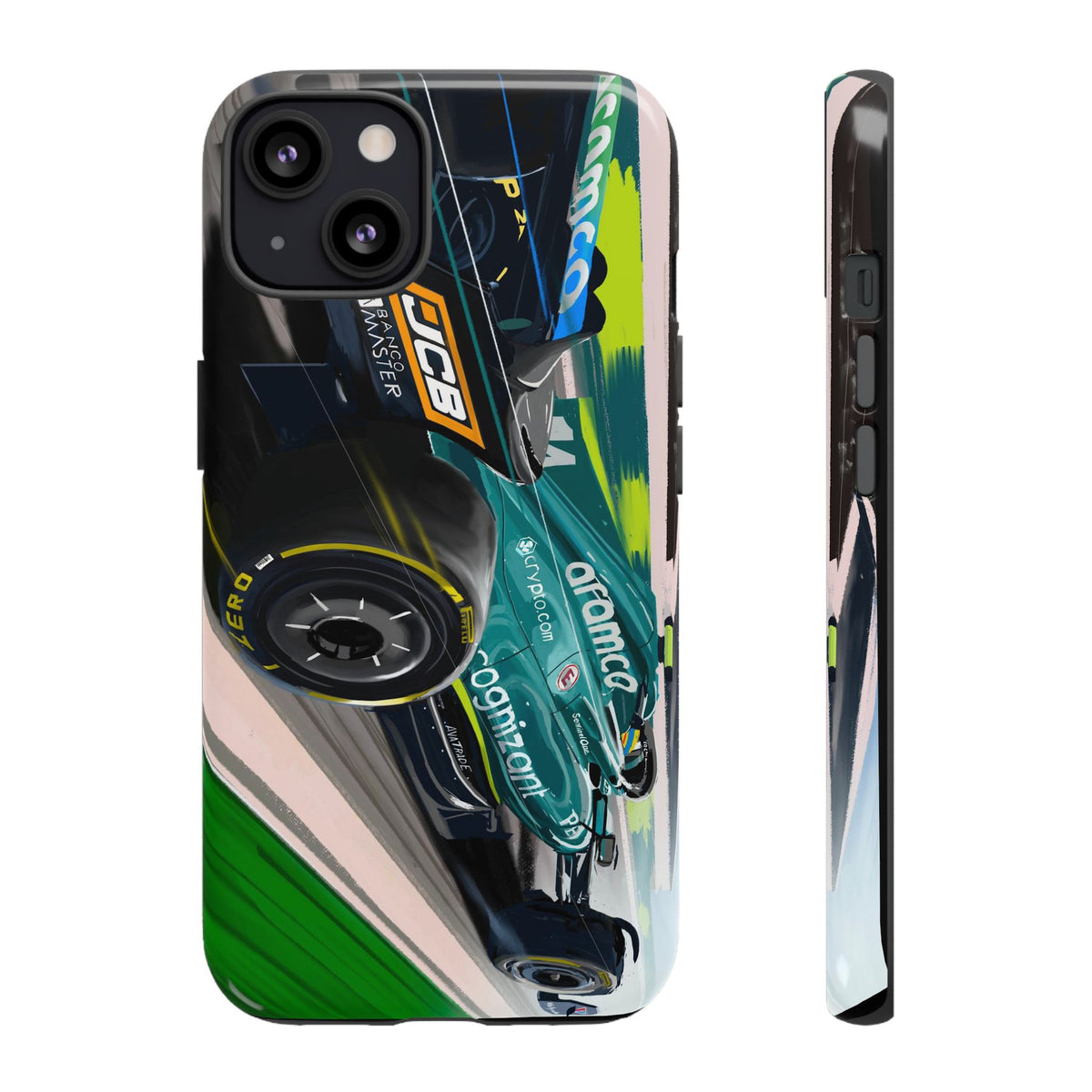 Fernando Alonso F1 Case iPhone 17 16 15 14 13 12 Samsung Galaxy Pixel