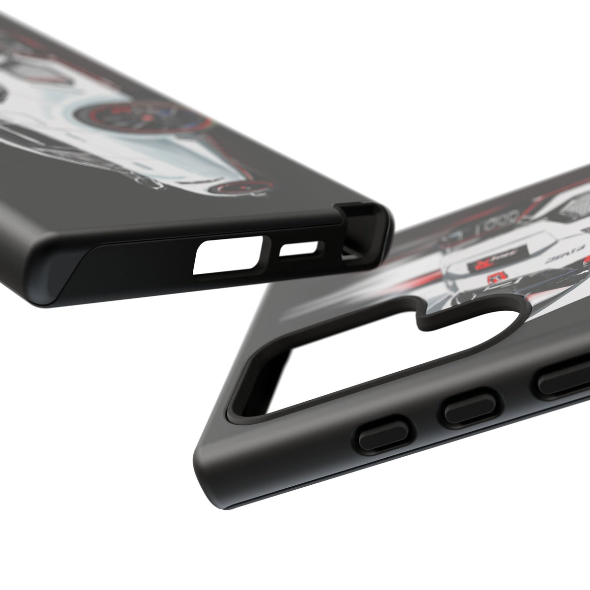 White Type-r civic Case iPhone 18 17 16 15 14 13 12 Pro Samsung Galaxy Pixel