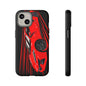 Red C8 corvette Z06 Case iPhone 18 17 16 15 14 13 12 11 Pro Samsung Galaxy Pixel