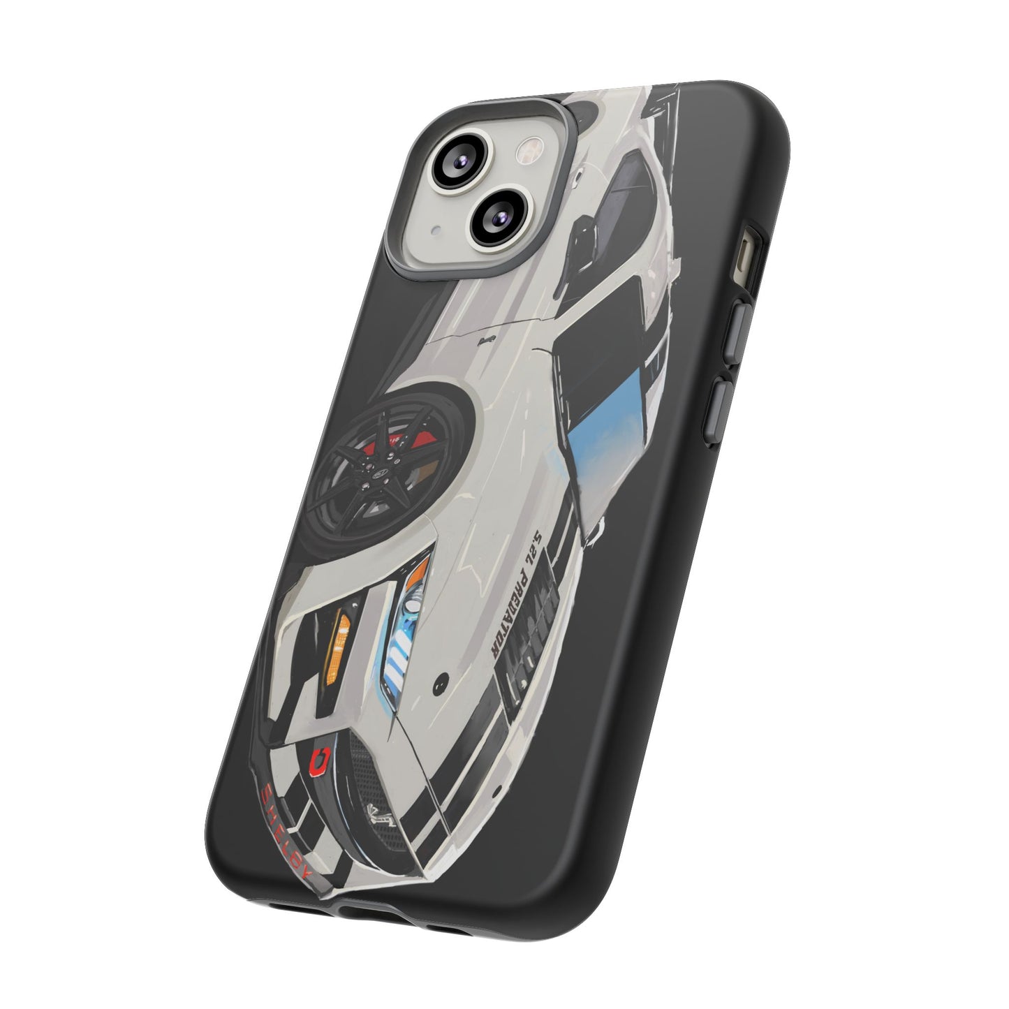 White gt500 car iPhone 17 16 15 14 13 12 Pro Samsung galaxy pixel