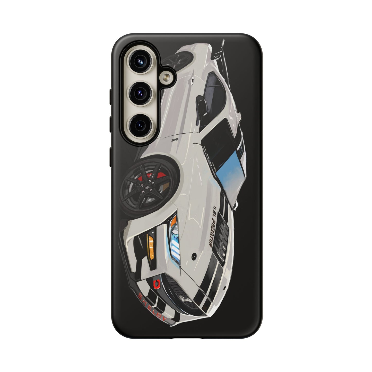 White gt500 car iPhone 17 16 15 14 13 12 Pro Samsung galaxy pixel