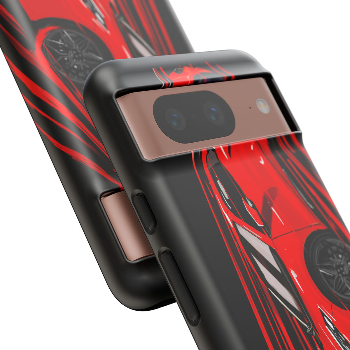 Red C8 corvette Z06 Case iPhone 18 17 16 15 14 13 12 11 Pro Samsung Galaxy Pixel
