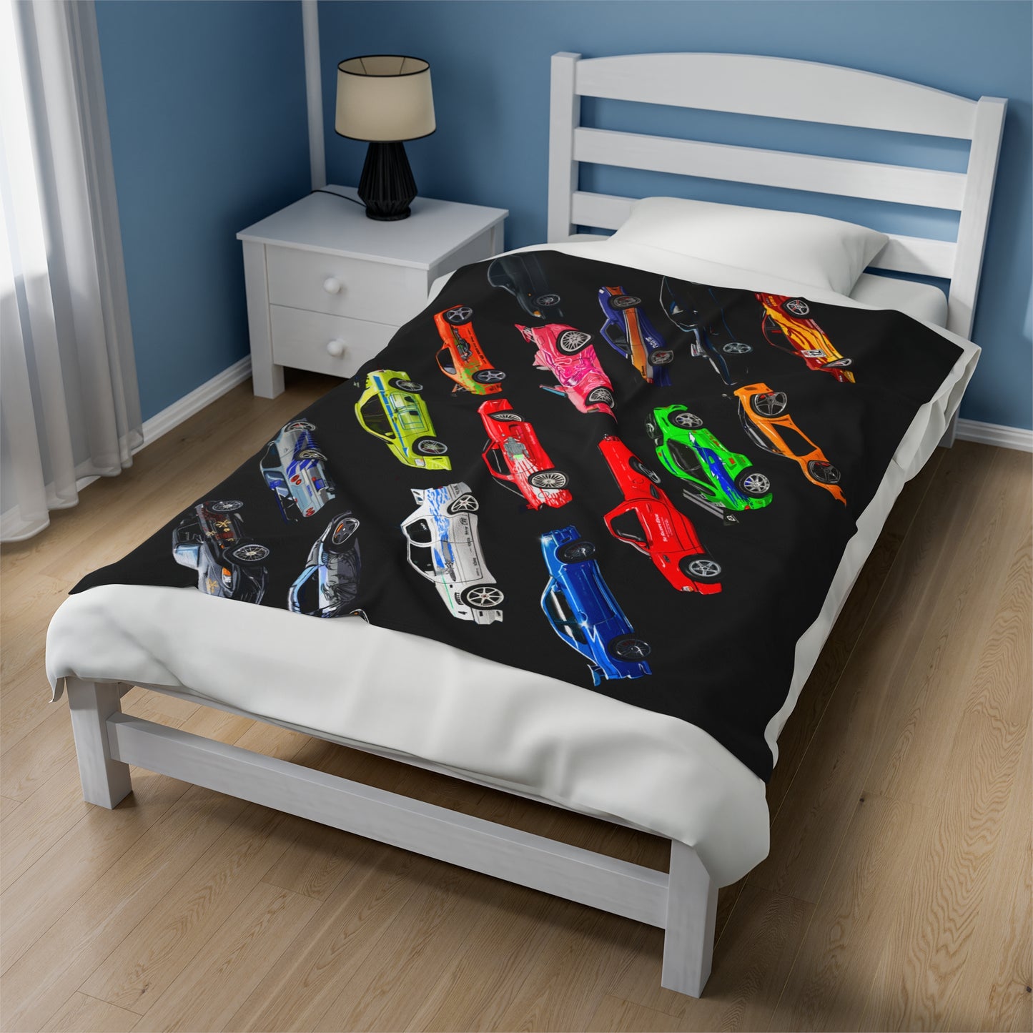 Fast and furious JDM movie cars Velveteen Plush Blanket