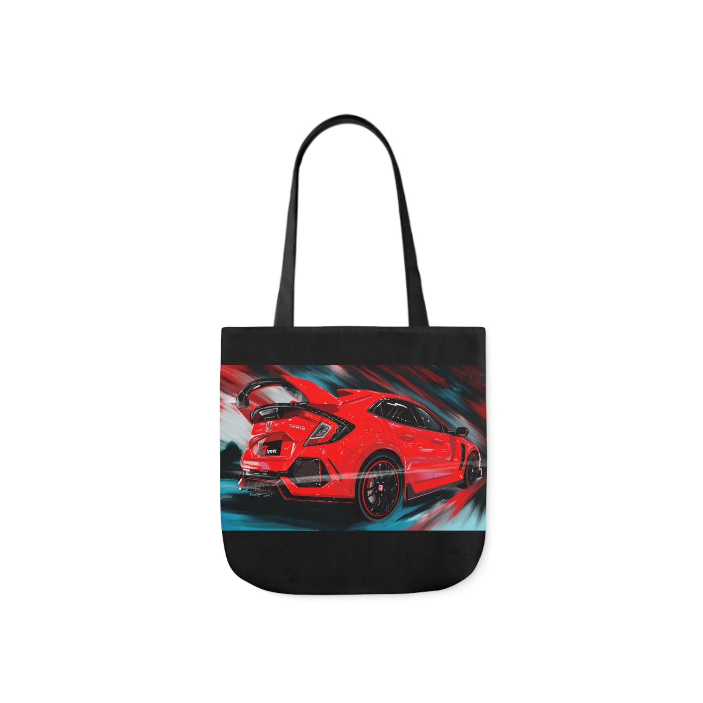 Honda civic type R JDM Canvas Tote Bag, 5-Color Straps
