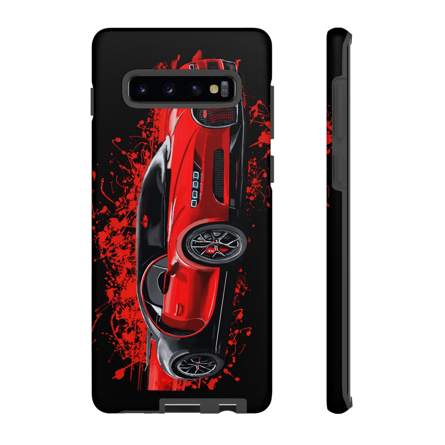 Red Bugatti Chiron Case iPhone 16 15 14 13 12 11 Pro max Samsung Galaxy Pixel