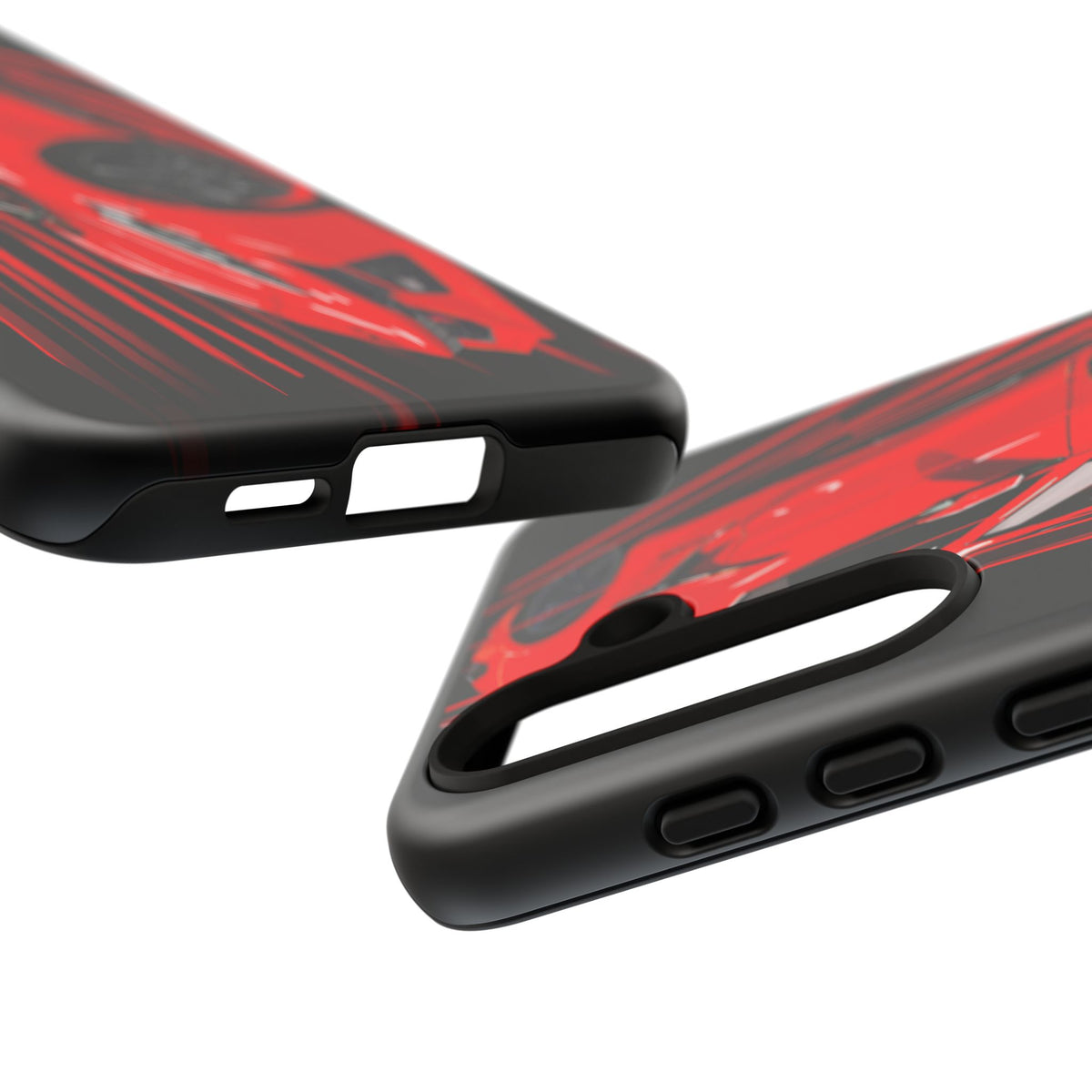 Red C8 corvette Z06 Case iPhone 18 17 16 15 14 13 12 11 Pro Samsung Galaxy Pixel