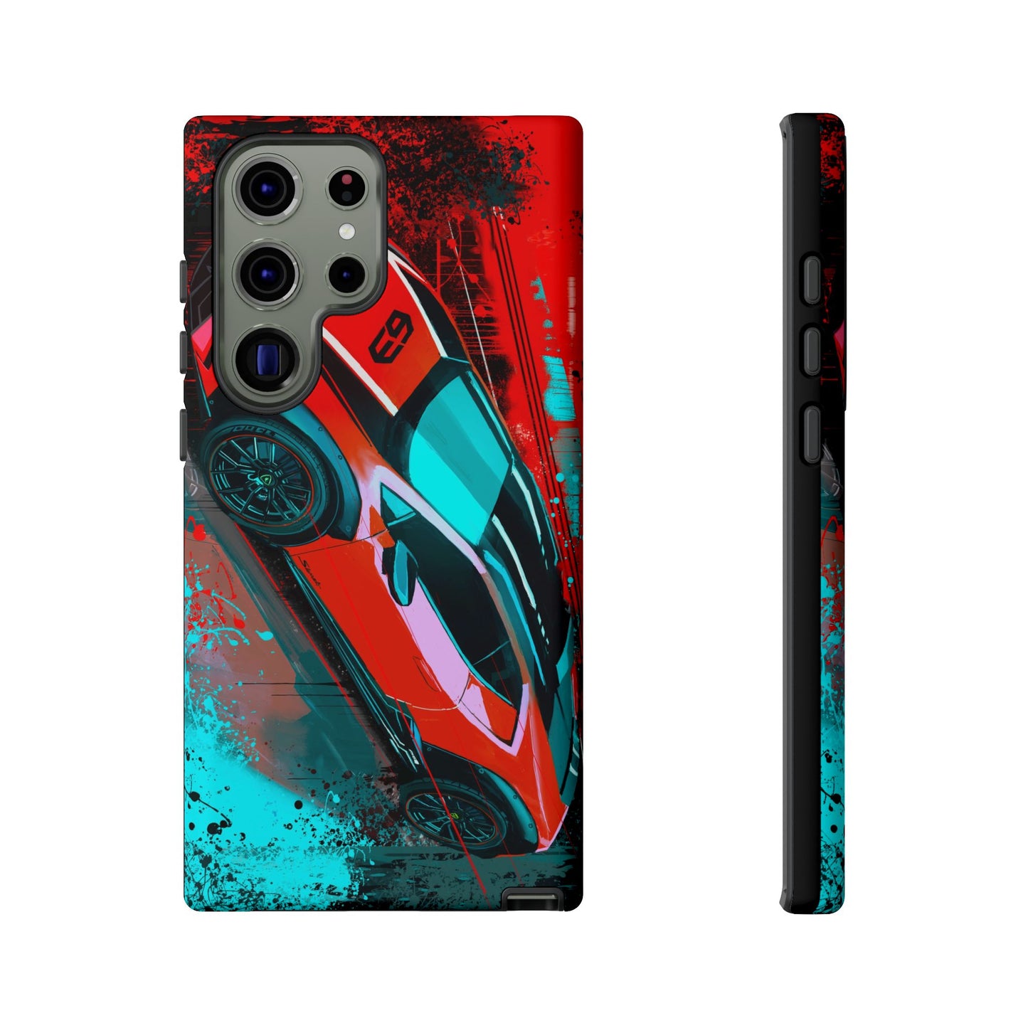 Red Lamborghini Sterrato Case iPhone 16 15 14 13 12 11 Pro Samsung Galaxy Pixel