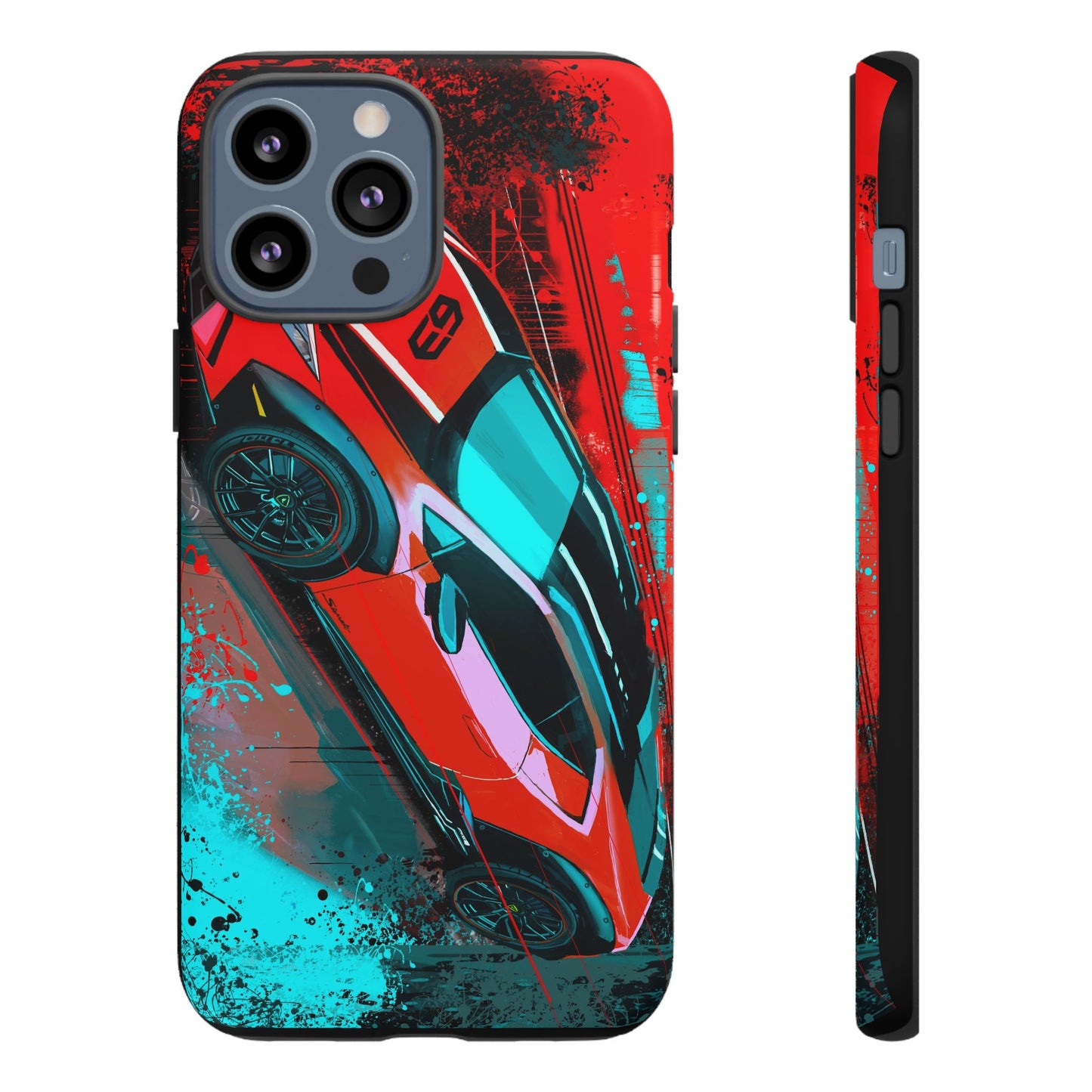 Red Lamborghini Sterrato Case iPhone 16 15 14 13 12 11 Pro Samsung Galaxy Pixel
