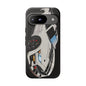White gt500 car iPhone 17 16 15 14 13 12 Pro Samsung galaxy pixel